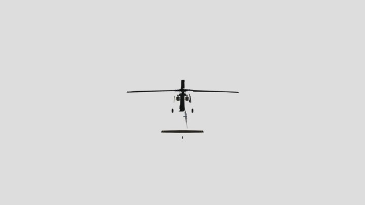 Uh-60 blackhawk helicopter 3D Model