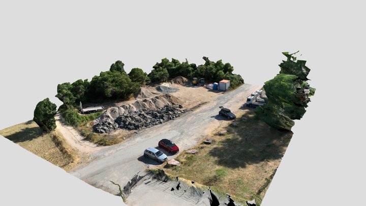 Gravel Site Model 3D Model