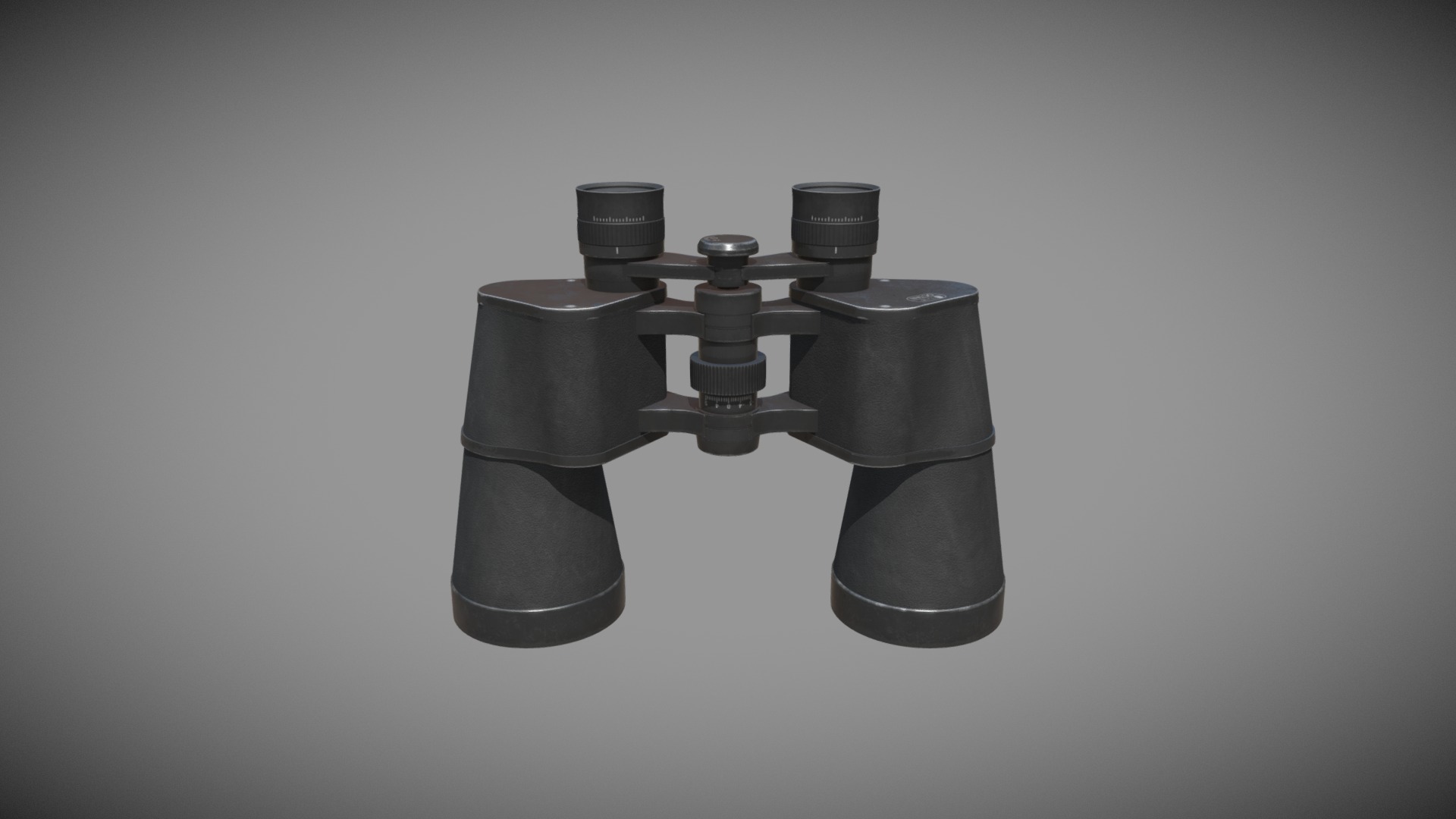 3D model Binoculars - This is a 3D model of the Binoculars. The 3D model is about a close-up of some weights.