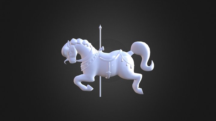 Carousel Horse 3D Model