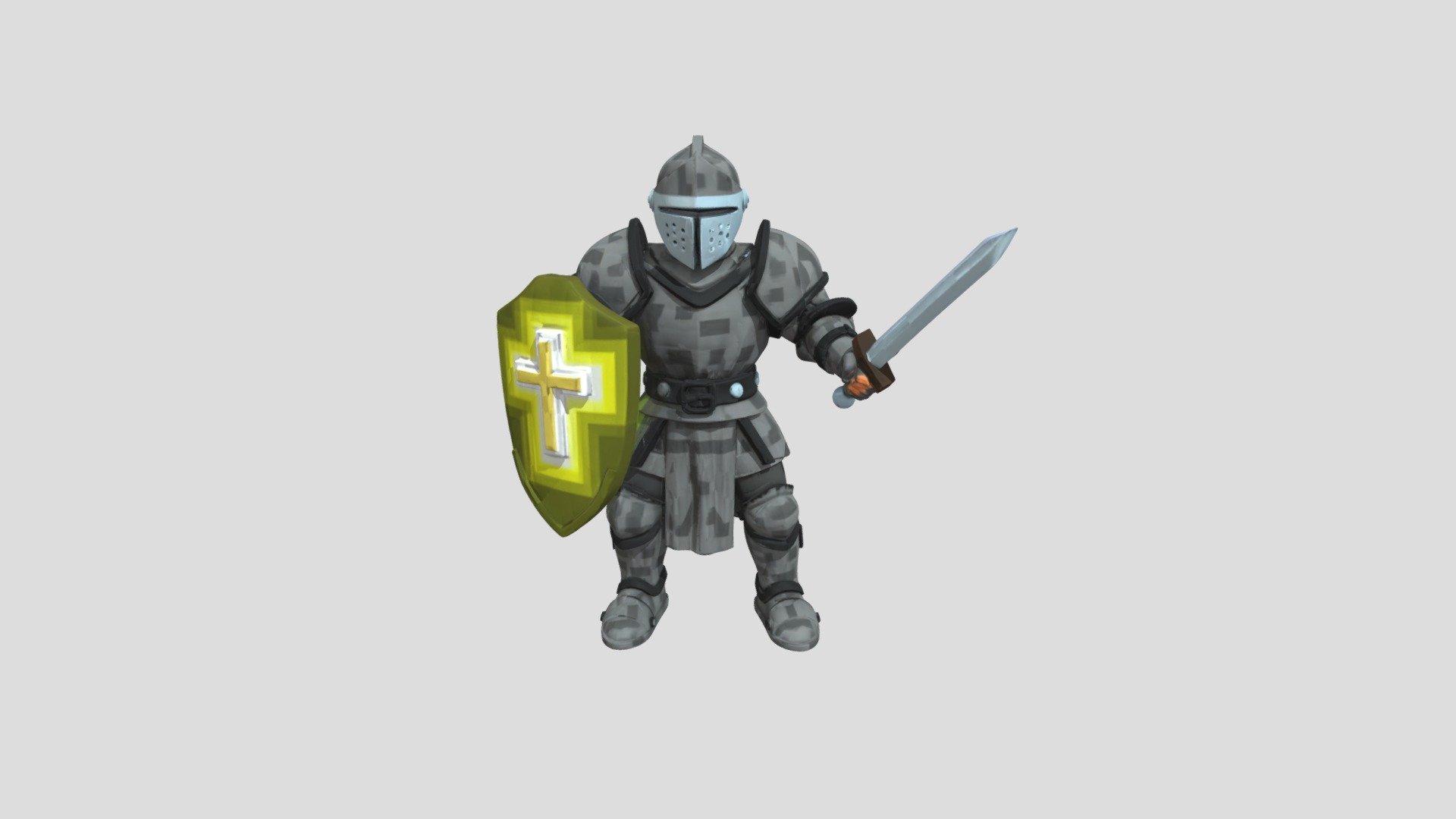 Knight - 3D model by minazukiiii [a0e8456] - Sketchfab
