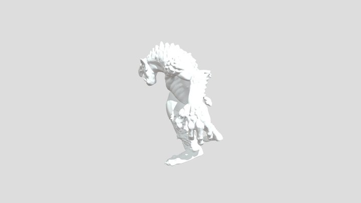 Rockgut Troggoth - 5 Percent Of Original Size 3D Model