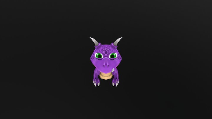 Baby Dragon 3D Model