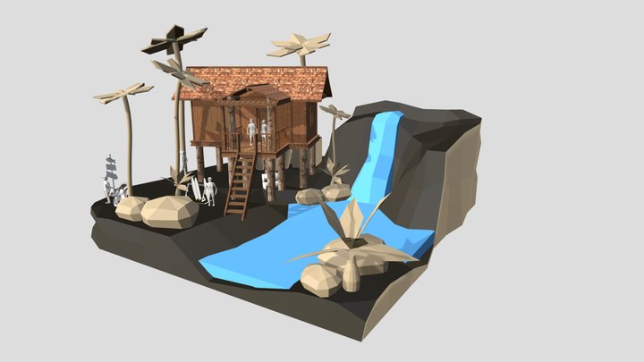 By the Ocean - wip 3D Model
