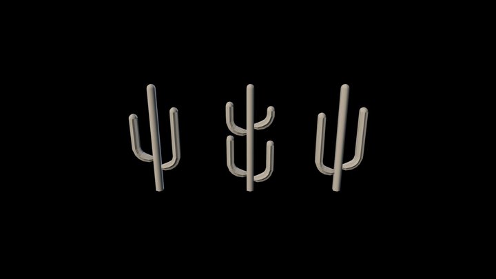 Cactus_001 3D Model
