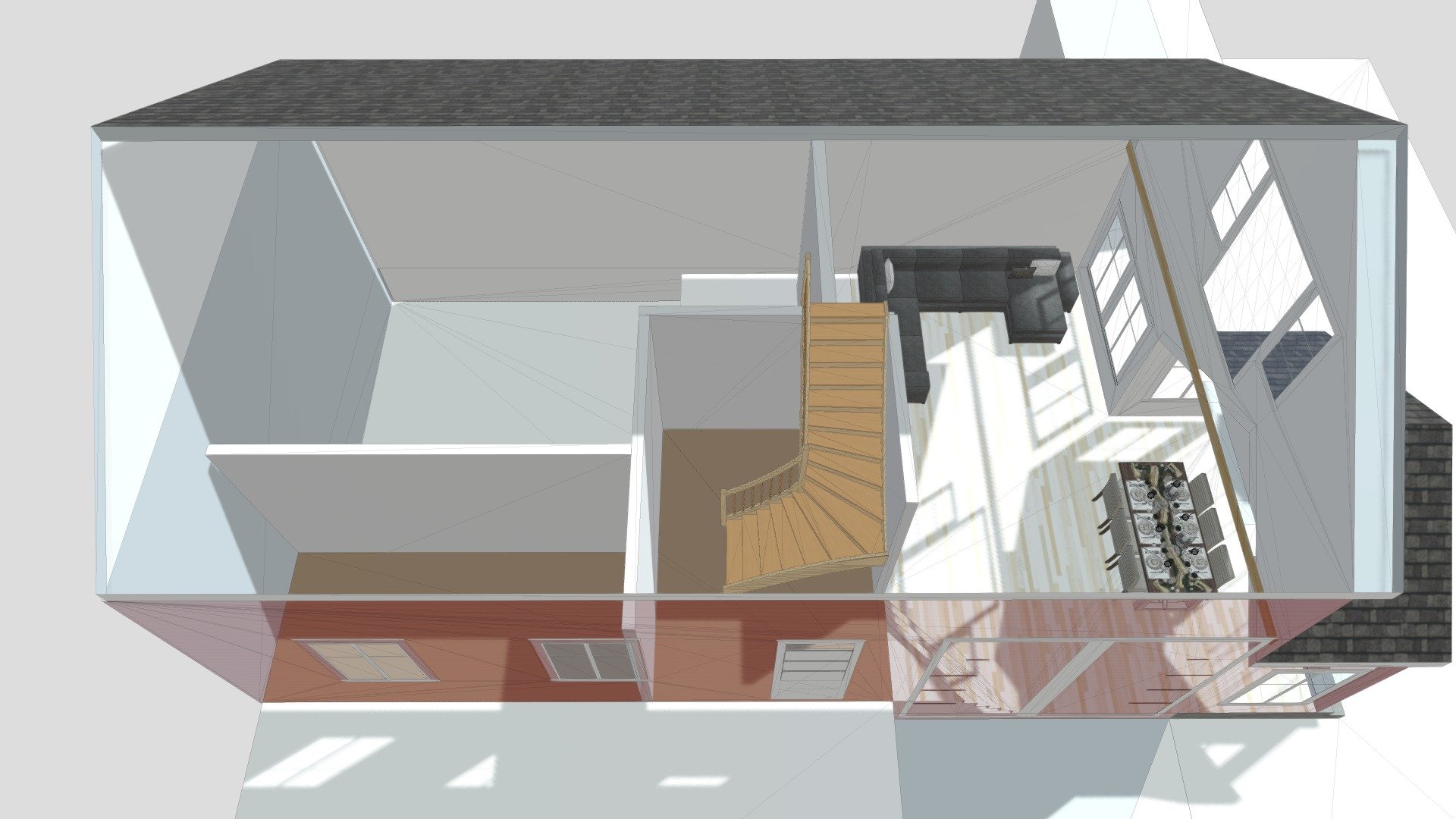 Stair L-shape