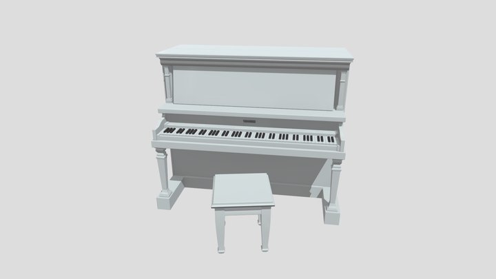 Porter Robinson's Nurture Piano 3D Model