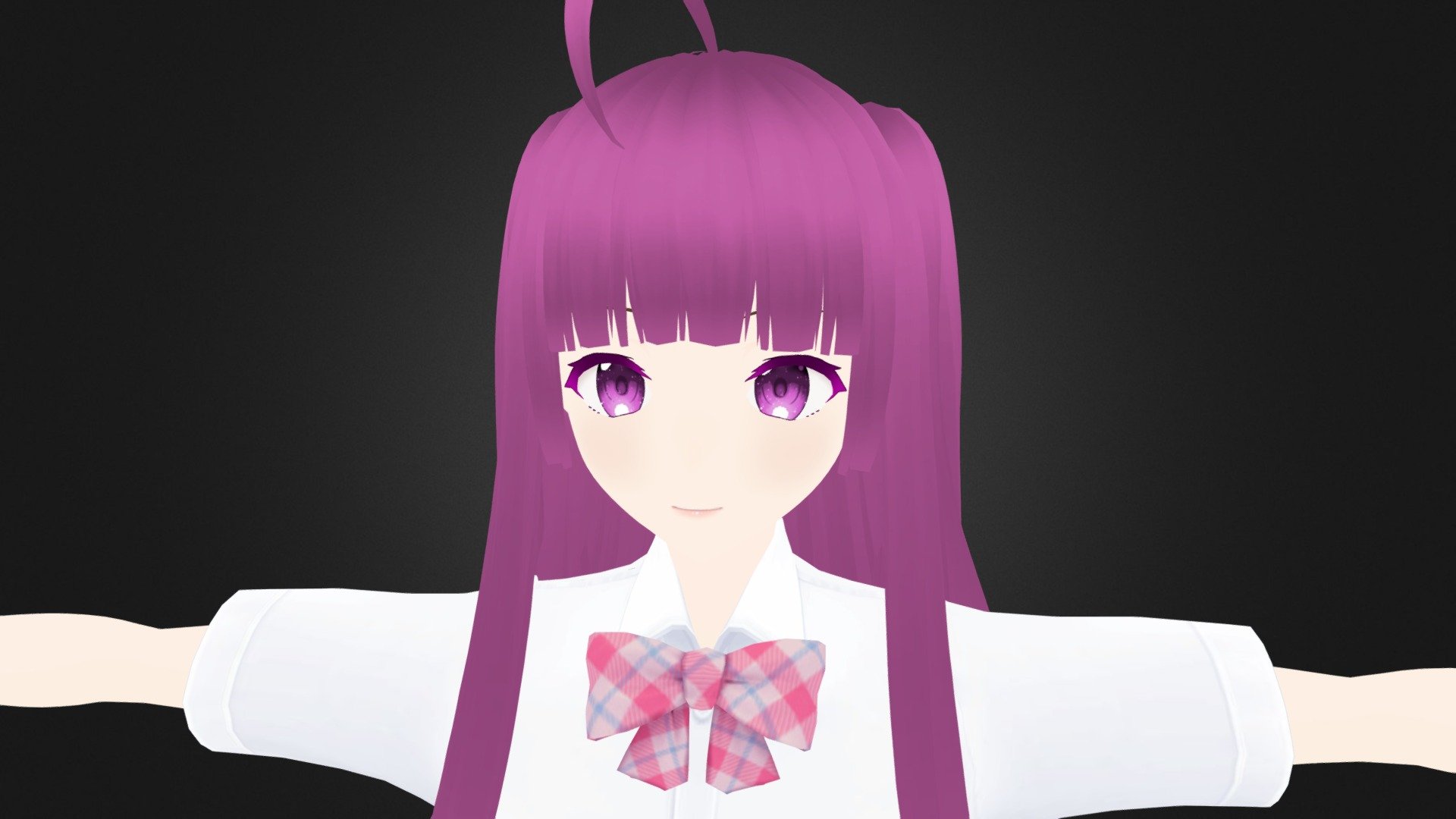 3d Anime Character Girl For Blender 30 Buy Royalty Free 3d Model By Cgtoon Cgbest A0ec0e7 0657