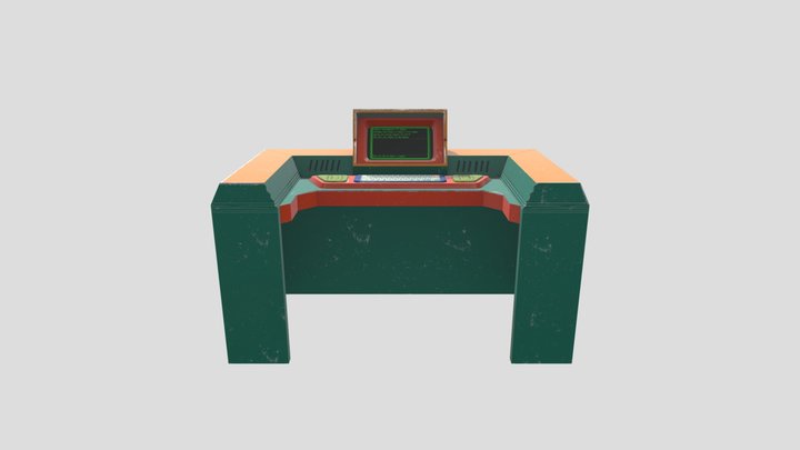 JohnnyIG_RetroComputer 3D Model