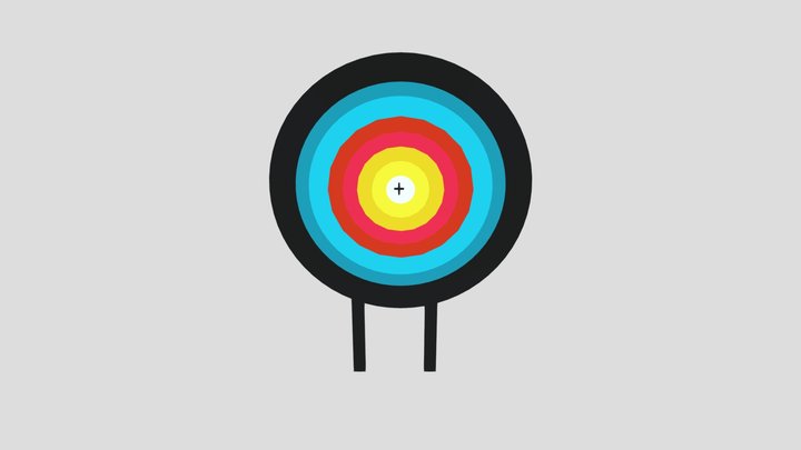 Shooting Target 3D Model