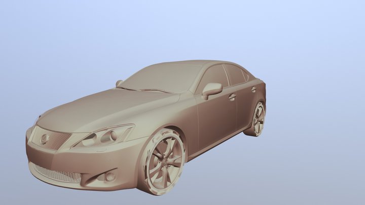Lexus IS 350 3D Model