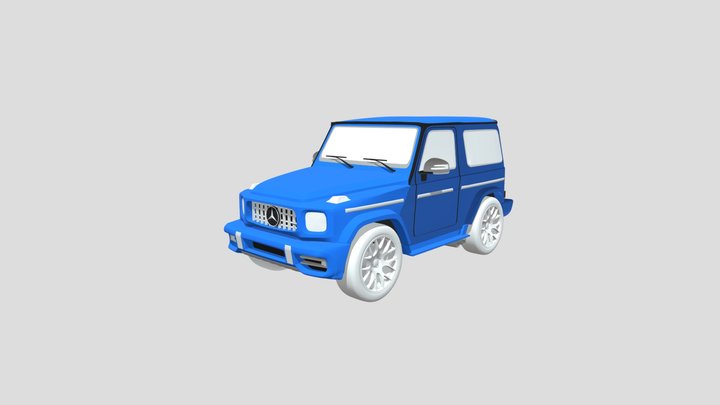 Low-Poly 3 Door G63 AMG CONCEPT 3D Model