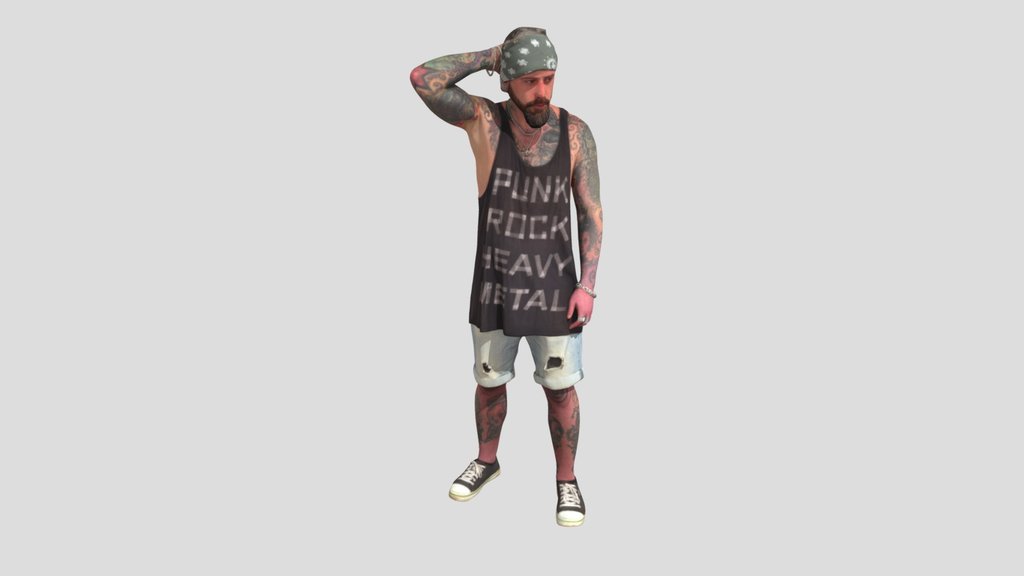 Ooops Man With Tattoos