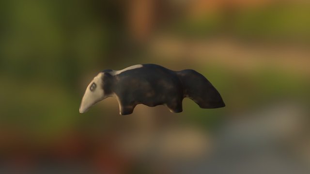 Estatueta Guarani 3D Model