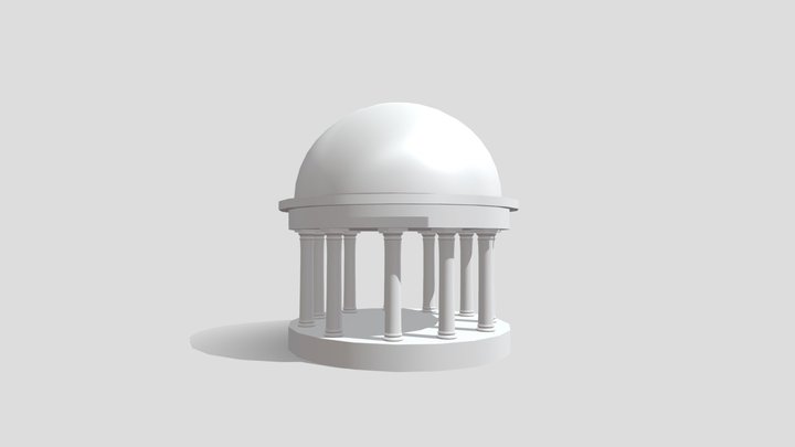 Doric Pillar 3D Model