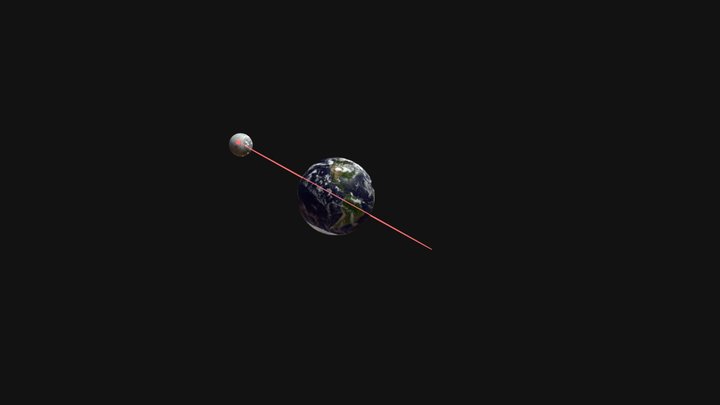 Misión Apolo: los lugares del alunizaje 3D Model
