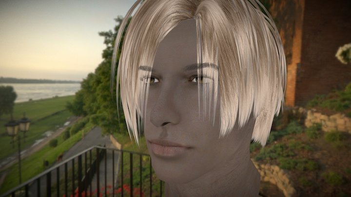 James (Head Only) 3D Model