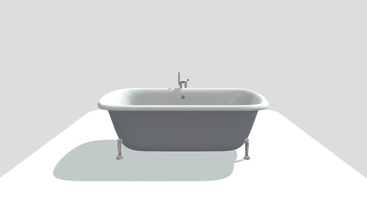 High-end bathtub 3D Model