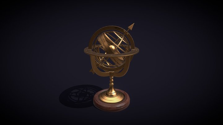 Armillary Sphere 3D Model