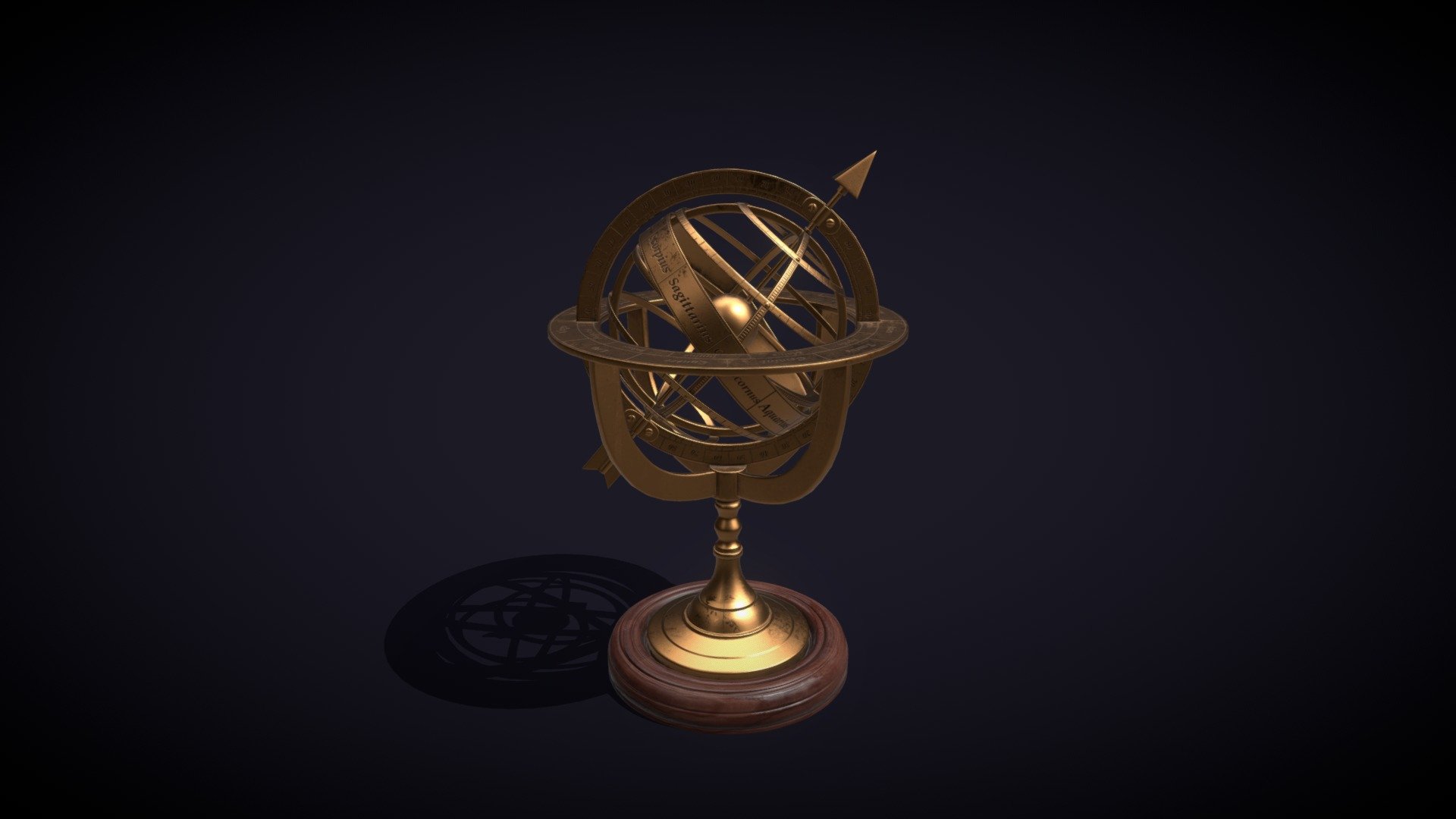 Armillary Sphere - 3D model by Anastasiya Kleban (@iguanodon001 ...