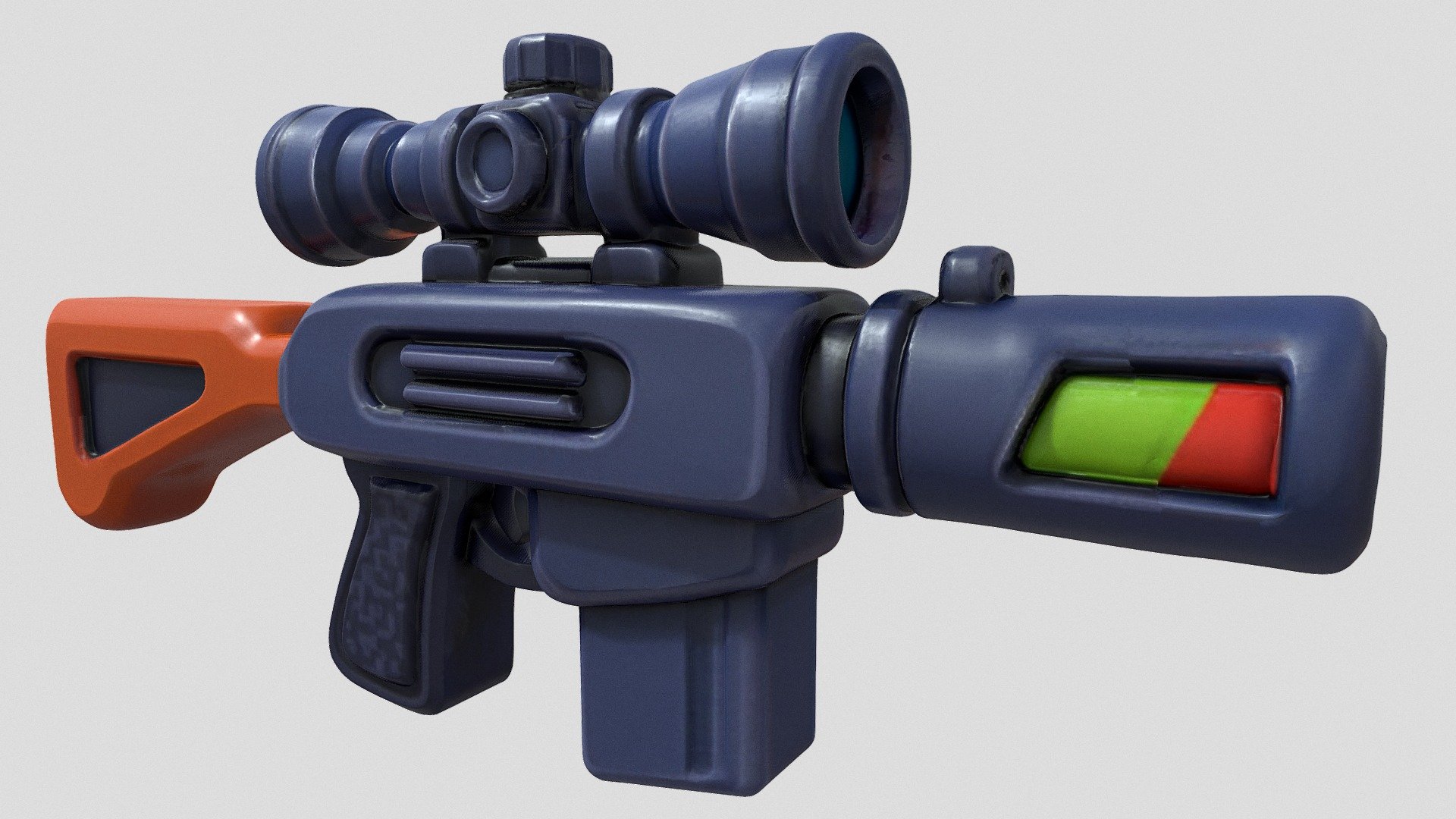 _Color-Rifle_ 'Alpha' - Download Free 3D model by -X-ScornGames (@XX-XX ...