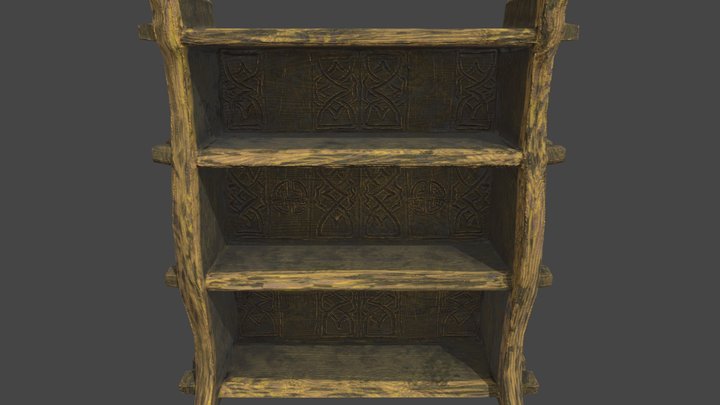 Old Roscrean Shelf 3D Model