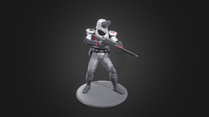 XRequipped_Soldier 3D Model