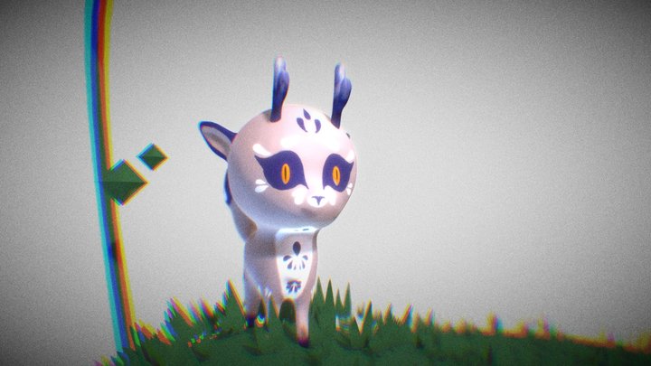 (˶˃ ᵕ ˂˶) .ᐟ.ᐟ hilda's deer-fox 3D Model