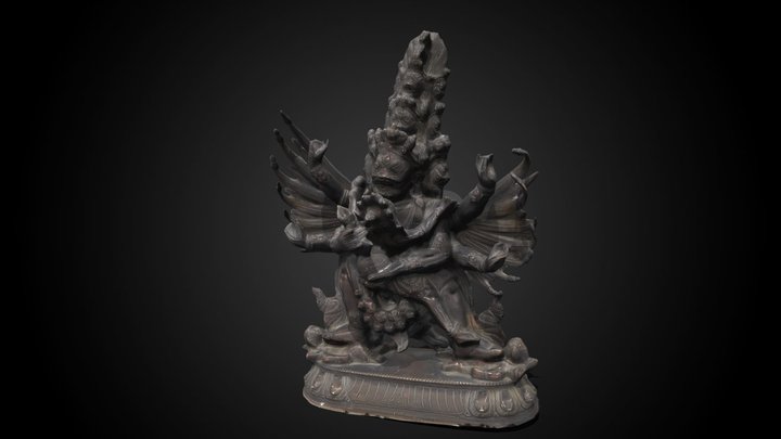 Tibetan Hayagriva, 18th C CE – Gratis 3D-model STL