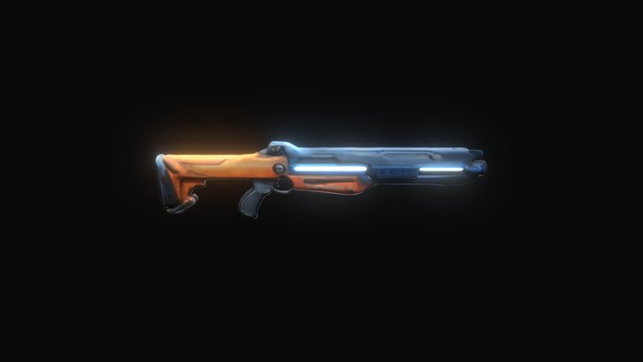 PlasmaRifle 3D Model