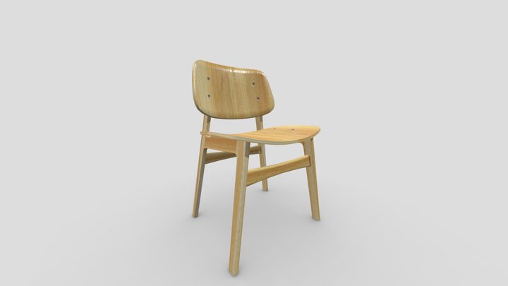 wood chair 3D Model