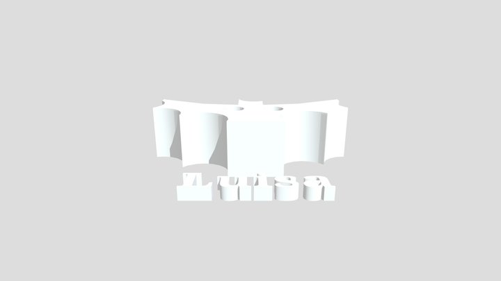 Bat Button 3D Model
