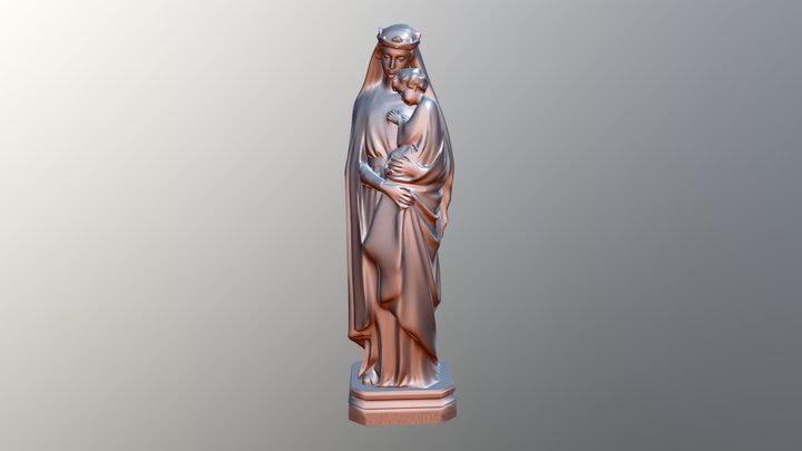 SANTA+MARIA+MENINO+JESUS 3D Model
