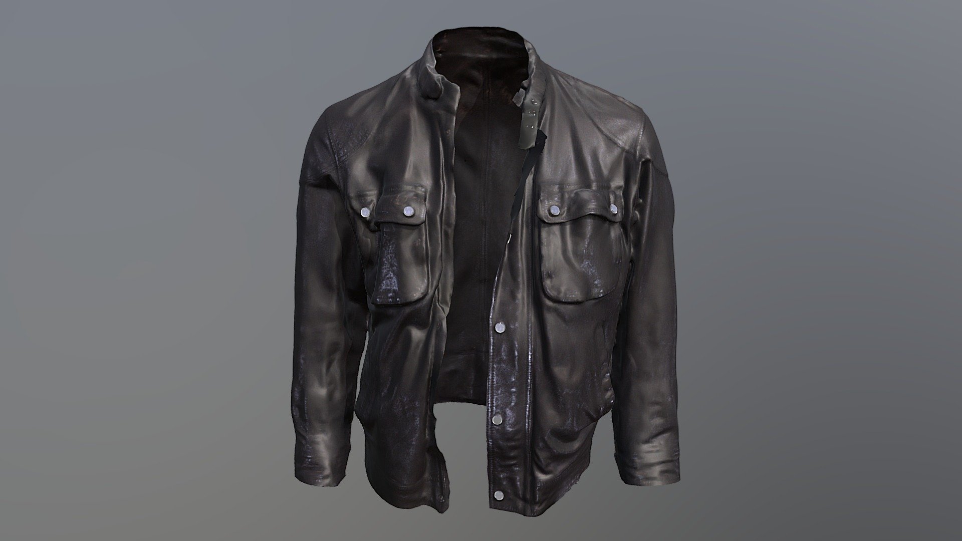 Leather Jacket Buy Royalty Free 3d Model By Lycortas A0fb8f2