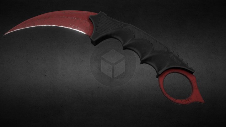 Karambit "Shattered" 3D Model