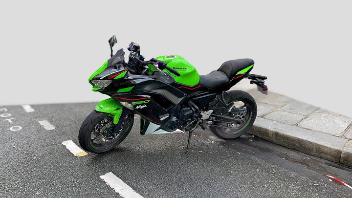 Kawasaki Ninja 650 – Modello 3D gratuito STL