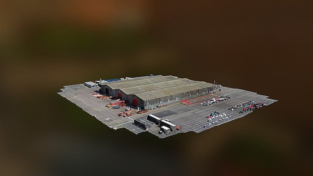 Shed 2a Portbury Dock, Bristol, UK 3D Model