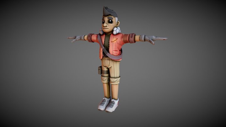 Blake Character Model 3D Model
