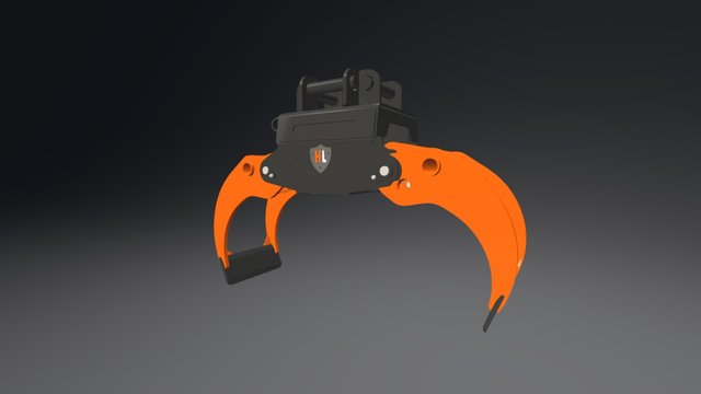 100-TG-S60 - Hardlife S60 Timber Grapple 3D Model