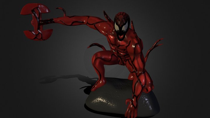 Carnage! - Spider-Man Super Villain 3D Model