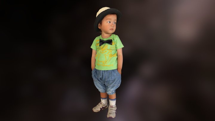 A 2-year-old boy 3D Model