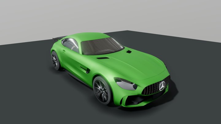 AMG Merc GT 3D Model