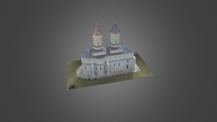 Manastirea Trei Ierarhi  Monastery 3D Model