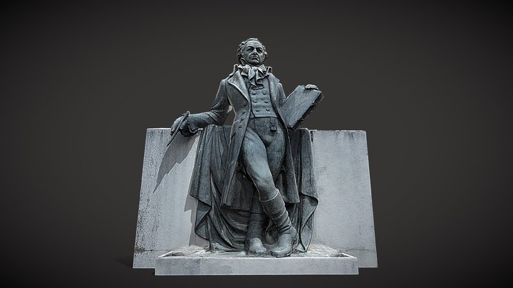 Monumento a GOYA 3D Model