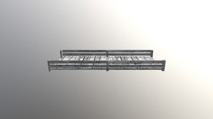 Wooden bridge 3D Model