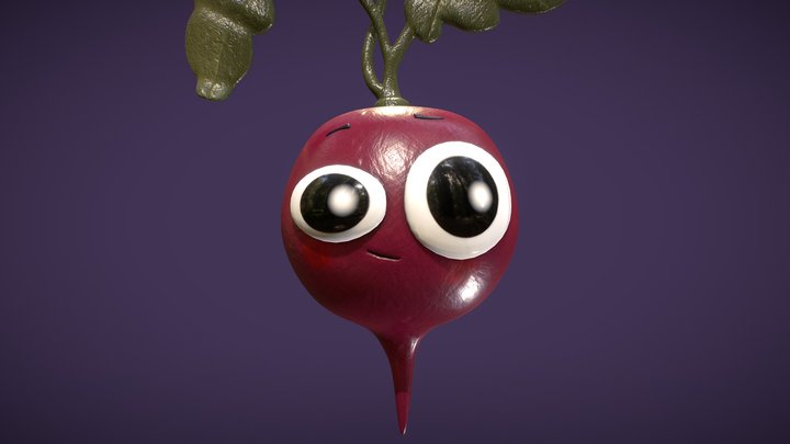 Children's toy radish – Modello 3D gratuito STL