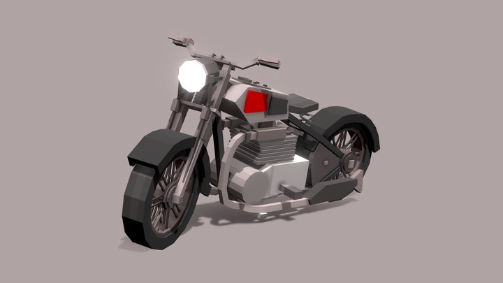 '31 Ariel Square Four MK1 (Minecraft) 3D Model