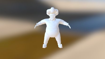 personnage les chroniques de la lune noire 3D Model