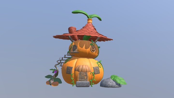 Pumpkin house 3D Model