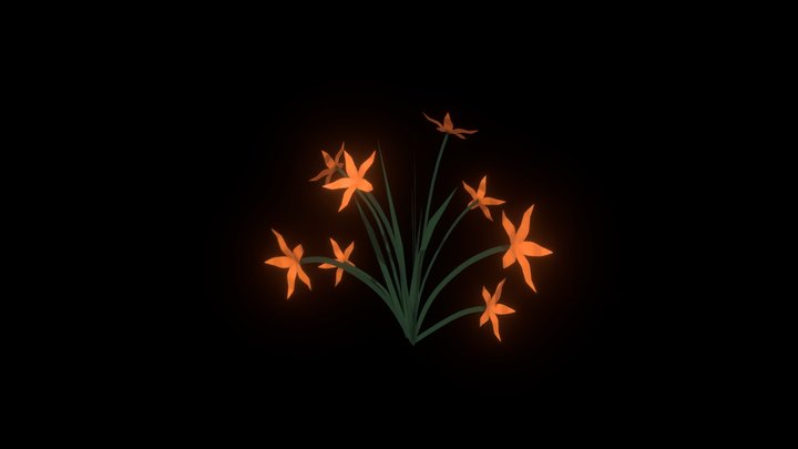 OFlower 3D Model